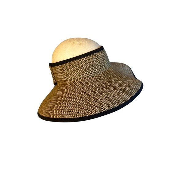 Kooringal Womens Medium Sun Visor Hat With Bow 56 cm - Picture 3 of 4